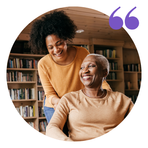 Testimonial image for Healthcare at home